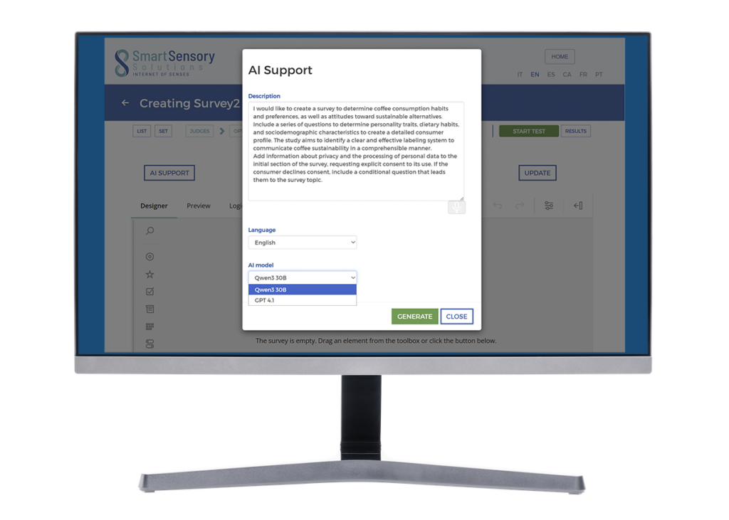 New AI-Powered Survey Tool for Sensory Research